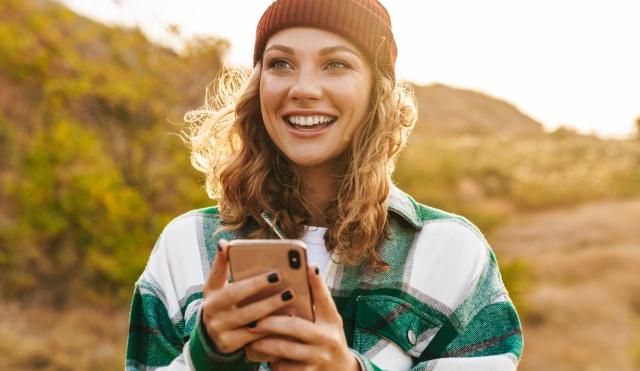 Girl with Phone